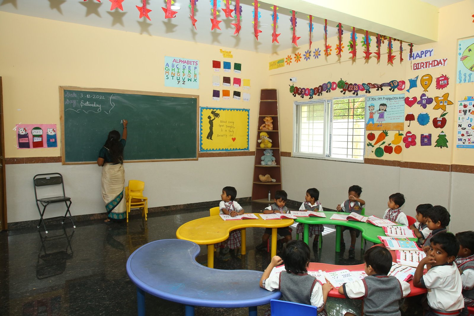 Kindergarten children in ClassRoom