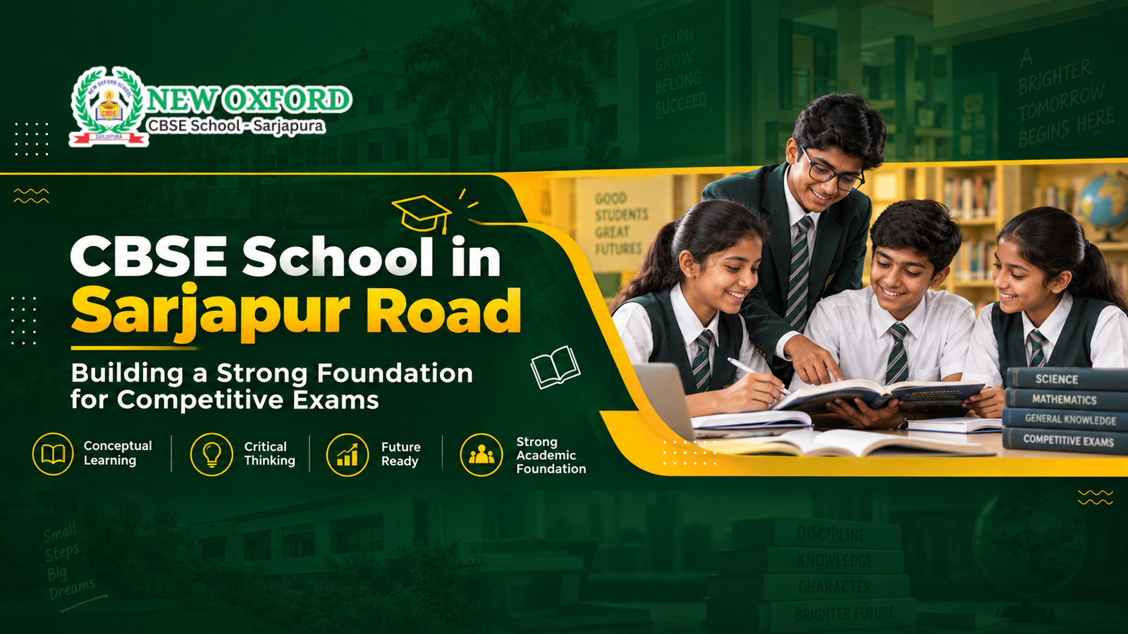 CBSE School in Sarjapur Road: Building a Strong Foundation for Competitive Exams