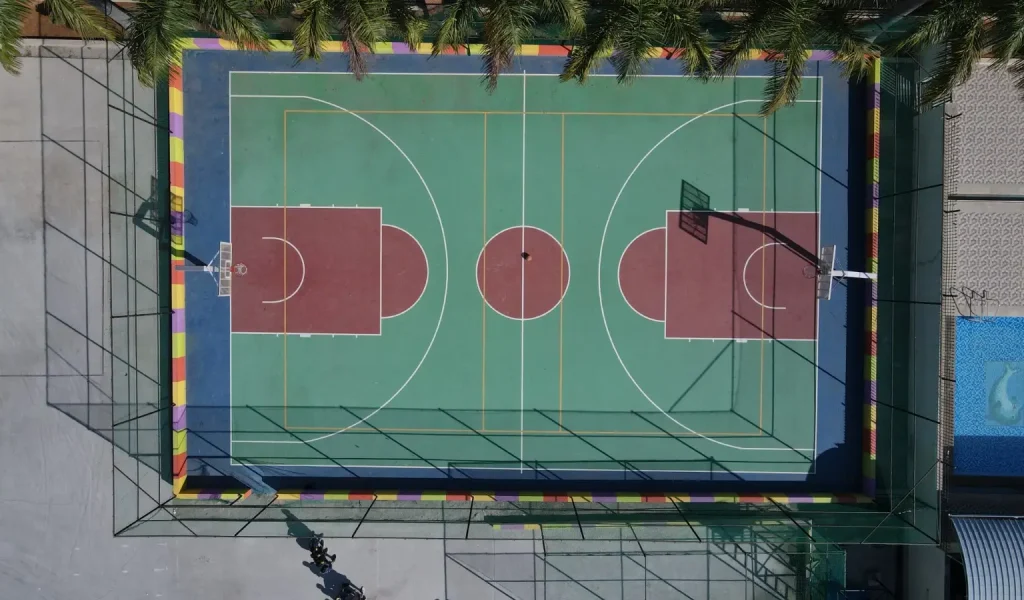 New Oxford School Basket Ball Court